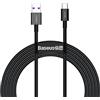 Baseus Superior Series - Cavo dati e cavo di ricarica USB-C da 66 W, 2 m, colore: Nero