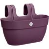 Elho vibia campana easy hanger medium fioriera - Porpora Acero | Lungh. 24.1 x Largh. 36 x Alt. 26.5 cm | Adatto per uso esterno
