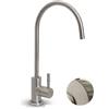 Rubinetto 1 via acciaio inox ANTO nikel spazzolato