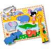 Melissa & Doug Puzzle in Legno Safari - Gioco Educativo con Pezzi Facili da Afferrare, 24 Pezzi, per Bambini e Bambine, 3+ Anni - Certificato FSC - Certificati FSC