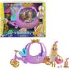 Enchantimals -Carrozza Reale con Bambola Peola il Pony, Amico Cucciolo Petite e 7 Accessori, Giocattolo per Bambini 4+ Anni, GYJ16, multicolore