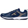 Hundred Court Star Non-Marking Professional Badminton Shoes for Mens (Navy/Gold, EU 39/UK 6/US 7) | X-Cushion Protection | Suitable for Indoor Tennis/Squash/Table Tennis/Basketball & Padel