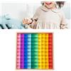 Gioco impilabile Cubi di pietre preziose acriliche arcobaleno, regalo ideale,