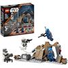 LEGO Star Wars Battle Pack Agguato su Mandalore, Gioco d'Avventura per Bambini e Bambine da 6 Anni in su con 4 Personaggi da The Mandalorian, Giocattolo con Armi, Jetpack e Grotta da Costruire 75373