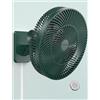 Comoistar Ventilatore da parete da 30,5 cm con telecomando, ventola oscillante silenziosa a 4 velocità con grandangolo di 90° e inclinazione di 125°, timer, include cavo da 2,5 m e adattatore di alimentazione