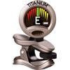 Snark ST-8T - Accordatore a clip ricaricabile in titanio, sintonizzazione cromatica super stretta, display HD girevole a 360°, blocco del rumore, ricarica USB