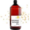 B.O.T Cosmetic & Wellness - Olio di Sesamo Biologico Spremuto a Freddo | Per Cosmesi Naturale, Massaggi Ayurvedici, Pelle, Capelli | Antietà, Rassodante 1000 ml