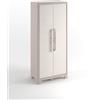 Keter Armadio 8 Ripiani 80x44x182 cm Gulliver Multispace XL Sabbia e Beige
