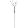 Goobay 15015 Cavo di rete CAT 5e, SF/UTP, grigio, 100 m - conduttore di rame (CU), AWG 24/1 (solido), rivestimento del cavo in PVC