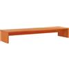 Syfax Supporto Monitor Marrone Cera 100x27x15 cm Legno Massello Pino