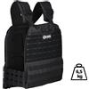SPORTPRISE Gilet da allenamento tattico regolabile con peso di 6,5 kg, HMS PREMIUM
