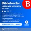 Bitdefender Ultimate Security Individual 2026 | 5 Dispositivi | 1 Anno