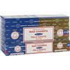 Satya 01327 Nag Champa & Palo Santo Combo Set di bastoncini di incenso, 12 confezioni da 16 g, multi, taglia unica