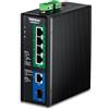Trendnet Switch di rete Trendnet 6-Port Industrial 2.5G PoE++ Non gestito Ethernet (100/1000/2500) Supporto Power over (PoE) Nero [TI-BG50611]