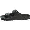 Valleverde, Sandalo estivo unisex, Total black, Nero, 41 EU