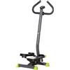 HOMCOM Stepper con Manubrio, Schermo LCD Piatto, Resistenza Regolabile
