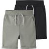 NAME IT - Nkmvermo 2p Long SWE Shorts Unb F Noos, Nkmvermo 2P Long SWE Shorts Unb F Noos Bambini e Ragazzi