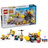 LEGO Cattivissimo Me 4 Minion e banana, giocattolo regalo per bambini, divertente gioco di Cattivissimo Me di Cattivissimo Me, giocattolo creativo per ragazzi e ragazze dai 6 anni in su, 75580