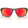 Oakley Occhiali da Sole OO9431 943104 Lateralis Olive Ink Opaco/Prizm Ruby Unisex 60/19/126