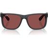 Ray-Ban Occhiali da Sole RB4165 687375 Justin Grigio Opale/Violetto Scuro Unisex 55/16/145