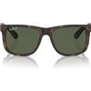 Ray-Ban Occhiali da Sole RB4165 865/9A Justin Marrone/Verde Scuro Unisex Polarizzati 55/16/145