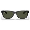 Ray-Ban Occhiali da Sole RB2132 622 New Wayfarer Nero/Verde G-15 Unisex 58/18/145