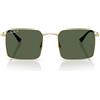 Ray-Ban Occhiali da Sole RB3782 92139A Idan Oro Pallido/Verde Scuro Unisex Polarizzati 53/20/145