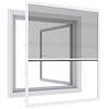 Windhager Expert 03242 - Zanzariera per Finestra Ultra Piatta, Protezione dagli Insetti per finestre, zanzariera, 100 x 120 cm, Colore: Bianco
