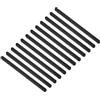 QUARKZMAN 12pz Guide Scorrevoli per Cassetti 300mm per Cassetti Armadi Nero | Guide Scorrevoli in Plastica Guide Montate Lati Scanalature, Tavolini Notte Comodini