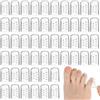 PBAFTY 50 Pezzi Proteggi Dita Piedi in Silicone, Copridita Piedi Traspirante per Mignolo e Dita Piccole, Protezione Dita Piedi contro Vesciche, Calli e Occhio di Pernice, 5 Confezioni da 10 Pezzi