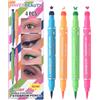 Generisch Eyeliner liquido, doppia testa, 4 colori, impermeabile