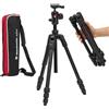 Manfrotto Befree Advanced AS, Treppiede, con Testa a Sfera Compatibile con Arca-Swiss, Twist Lock, Treppiede Compatto e Portatile, in Alluminio, per DSLR, Mirrorless, Accessori Fotocamera