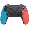 GXTrust Muta Controller Nintendo Switch Wireless con Bluetooth, Blu/Rosso
