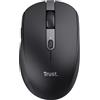 Trust Ozaa Mouse Wireless Bluetooth + 2.4GHz Silenzioso Compatto, Nero