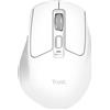 Trust Niven Mouse Wireless Bluetooth + 2.4GHz, Pulsanti Silenziosi, Bianco