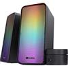 GXTrust Wezz 2.0 Casse PC Gaming con Illuminazione LED RGB, 12W (6W RMS)