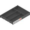 blum AMBIA-LINE portaposate Soft-Touch | organizer cassetto premium per cassetti e mobili da cucina moderni | protegge, ordina e organizza posate e utensili | 42×30×5 cm | Grigio Orion