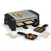 Princess Raclette Grill per fino a 4 persone - con piastra in pietra naturale e termostato regolabile, 600 W, include padelline raclette antiaderenti, facile da pulire