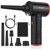 ADDCOLOR Elettrico Rimuovi Polvere Aria Compressa 6000mAh,AD-38 Air Duster