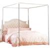 Generico Struttura per Zanzariera da Letto - Telaio A Baldacchino con Supporto in Metallo per Letti Singoli, Matrimoniali E King Size(Size:150X200CM)