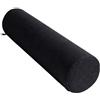 Yekuhe Cuscino Cilindrico Memory Foam Personalizzabile - Federa Rimovibile e Lavabile con Cerniera per Sostegno Cervicale(Nero Grigio,120x20cm)