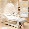 Lermende Lampada per Lune Extension Ciglia, Testa Rotabile a 360° | Dimmerabile LED Lampada mezza luna 36W con Porta Cellulare per extension ciglia/tatuaggi/manicure