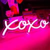Ulalaza Insegna al neon LED Luci notturne XOXO USB Azionamento decorativo Marquee Segno Bar Pub Store Club Garage Home Decorazioni per feste