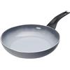 Moneta Aria Finegres Padella Antiaderente naturale, Alluminio, Grigio, 28 cm, anche per induzione, made in Italy