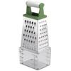 Tescoma 643788 Grattugia 4 lati +contenitore acciaio Inox e plastica 22x9cm