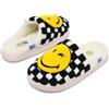 ZHPTO SmileyWorld® Pantofole Peluche Uomo Donna Ciabatte da Casa Morbide Antiscivolo Calde Comode pile Scarpe di Inverno Interni Esterni