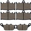 Cnornus Pastiglie Freno Anteriore e Posteriore per Suzuki GSX 650 2008-2014 GSF 650 Naked Bandit 2007-2011 SV 1000 2003-2007 GSF 1200 Bandit 2006-2010