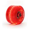 rockible Ruota Pattini Rotelle Luce Pattini LED Inline Skateboard PU Resistente All'usura 82A con 608RS Velocità E Comfort Luce per, Rosso Luminoso