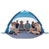 VEVOR Tenda da Spiaggia Parasole per Mare per 8 Persone, Tenda da Sole Portatile con Borsa per il Trasporto e Ancoraggi a Terra, Ombrellone da Spiaggia Leggero per Campeggio, Pesca, Picnic