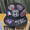 NUOVA ERA Cappellino aderente New Era 59FIFTY Route 66 taglia 7 5/8 60,5 cm nuovo raro